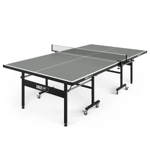 Всепогодный теннисный стол UNIX Line для улицы outdoor 6 мм, серый